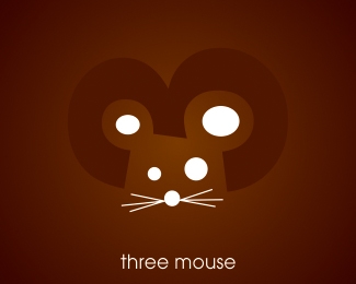 logo 3mouse - thiết kế độc đáo 3 chú chuột trong logo