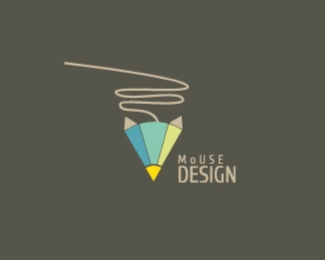 logo Mouse Design mẫu logo đáng để cho các agency tham khảo