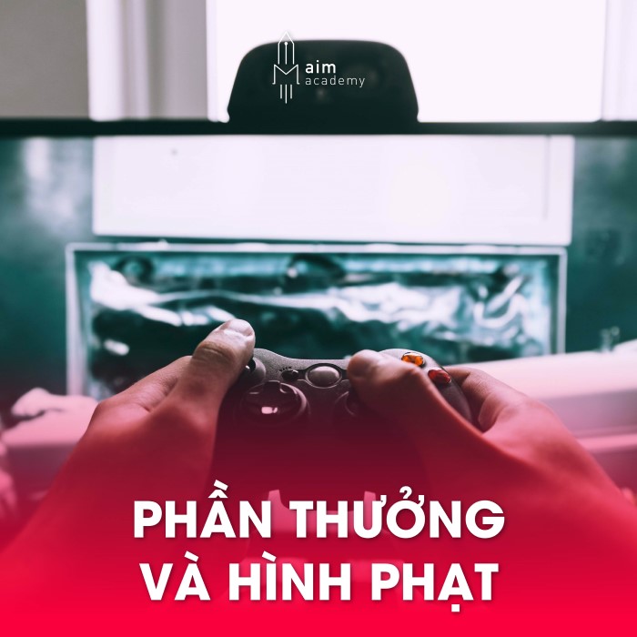 sử dụng phần thưởng và hình phạt để làm cho trò chơi hấp dẫn hơn, giữ chân người tham gia