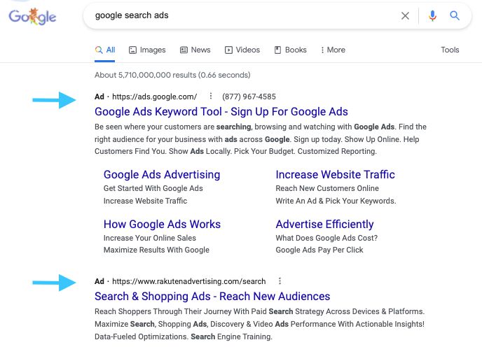 Định nghĩa về Google Search Ads và lợi ích của hình thức quảng cáo này