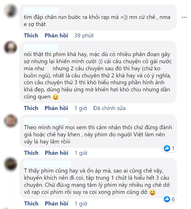 Các comment khen chê xoay quanh phim 'Chuyện ma gần nhà'