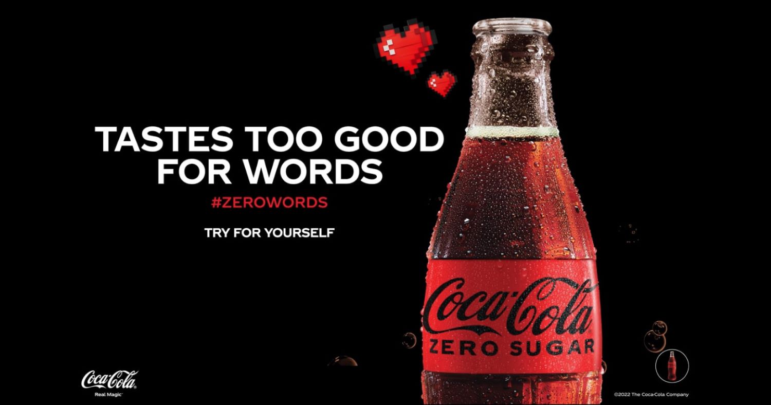 Ra mắt sản phẩm “Tastes more like Coke” Coca‑Cola Zero Sugar khởi động chiến dịch toàn cầu mang tên #ZeroWords
