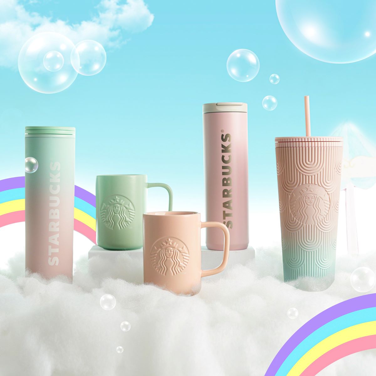 starbuck ra mắt bộ sưu tập shining pastel 2023