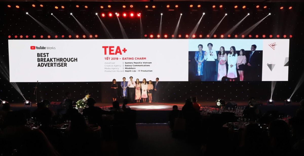 TEA+ nhận giải thưởng best breakthrough advertiser 
