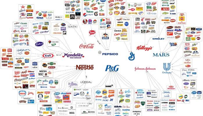 Các thương hiệu lớn thuộc FMCG viết tắt của từ ‘Fast Moving Consumer Goods’
