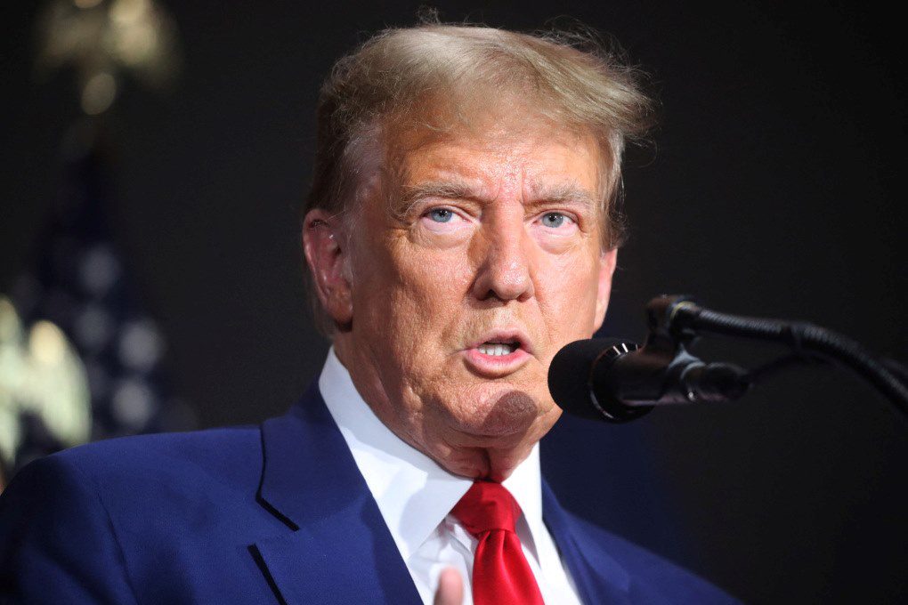 Cựu tổng thống Mỹ Donald Trump phát biểu tại Grand Rapids, bang Michigan