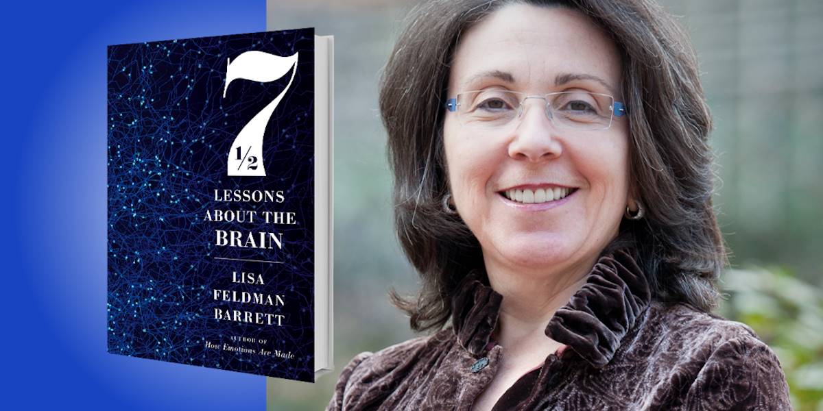 Tựa sách 'Seven and a Half Lessons about the Brain' và tác giả Lisa Feldman Barrett