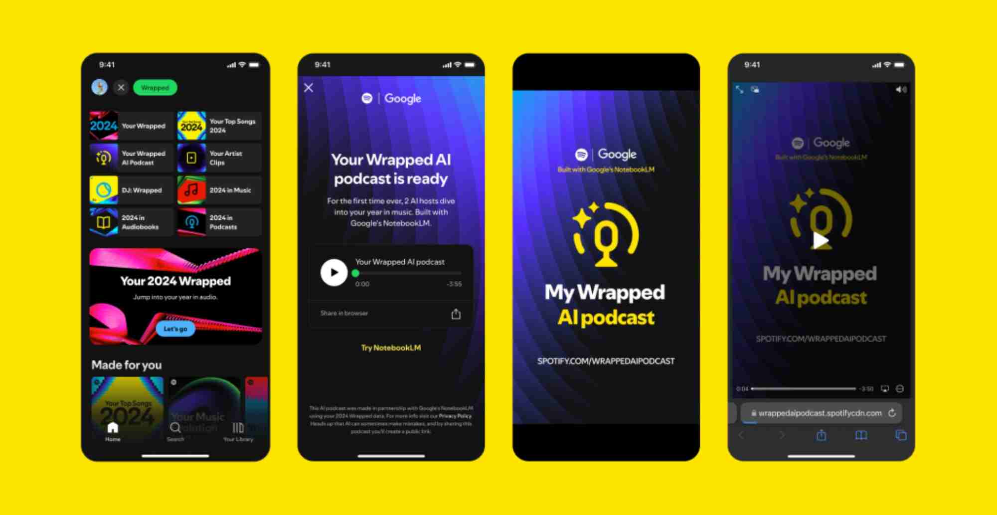 Spotify còn giới thiệu Podcast AI được phát triển cùng Google NotebookLM