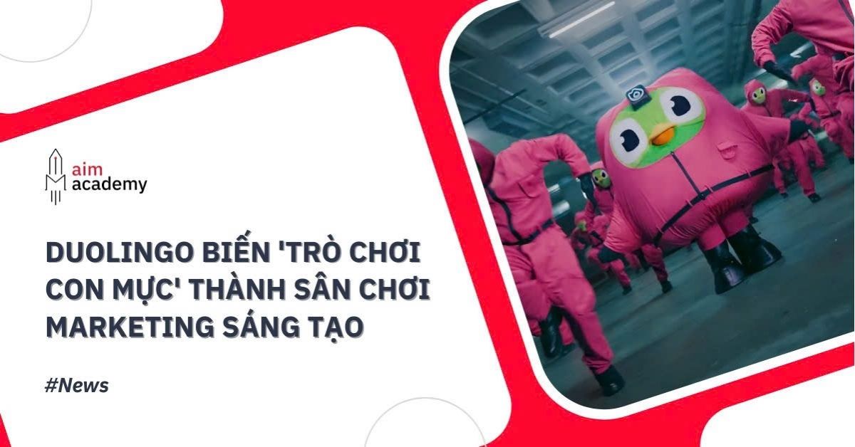 Duolingo biến 'Trò chơi con mực' thành sân chơi marketing sáng tạo